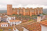 Bury Al-Hammam castle, one of the best preserved muslims castles in Europe, Xth Century, at Baños de la Encina, Jaén, Andalucí­a, Spain.