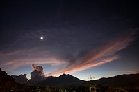 Guatemala, sunset.