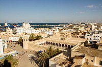 Panoramic view of Sousse, Tunisia.