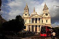 St Paul's Cathedral under afternoon sun. London. England. United Kingdom.