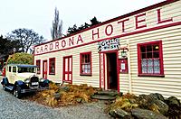 Historic Cardrona Hotel, dating from the gold rush days of the 1800's, Central Otago, New Zealand.