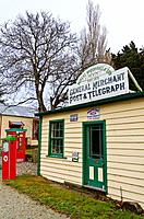 Historic building in the Cardrona Valley, dating from the gold rush days of the 1800's, Central Otago, New Zealand.