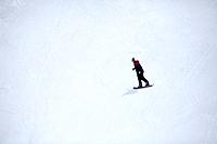 A man skiing.