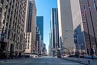 View of the 6th Avenue, Midtown Manhattan, New York City.