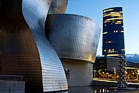 Guggenheim building in Bilbao (Spain).	1015