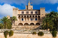 Royal Palace of La Almudaina, Palma de Mallorca, Majorca, Balearic Islands, Spain.