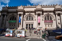 Metropolitan Museum of Art Facade, Manhattan, New York City.
