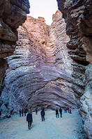 Geological formation called ´The Amphitheater´ near the city of Salta, Argentina.