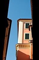 House detail in central Rome, Italy.
