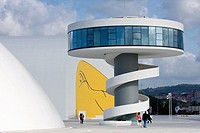 The Oscar Niemeyer International Cultural Centre, known as Centro Niemeyer, is the result of the combination of a cultural complex designed by Oscar N...
