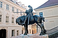 Horseman by the Gradec Stone Gate, Zagreb, Croatia