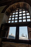 View of Blue Mosque from Aya Sofya, Istanbul, Turkey.