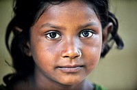 Tharu young girl, Chitwan National Park, Nepal
