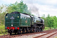steam locomotive, East Lancashire Railway, Lancashire and Greater Manchester, England.