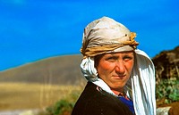 portrait of woman in east Turkey