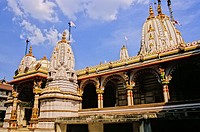 Shri Swaminarayan Mandir, hindu temple, XIXth century, Ahmedabad, Gujarat state, India