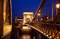 The Chain Bridge from the Buda side.