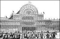 The Crystal Palace, Great Exhibition of 1851, Hyde Park, London, England
