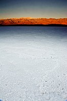 Badwater Basin salt flats, Death Valley National Park.