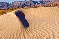 Mesquite Flats Little Sand Dunes, Death Valley National Park.