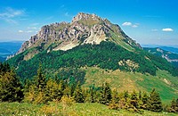 View of Velky Rozsutec from Stoh, NP Mala Fatra, Slovakia.