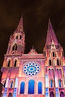 Cathedral of Chartres, Eure-Et-Loir, Centre, France.