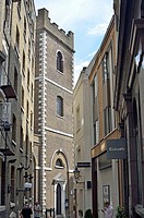 St Mary-at-Hill church in Lovat Lane, City of London, London, UK.