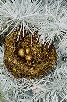 Christmas Decorations 2014 Nest of Golden Eggs.