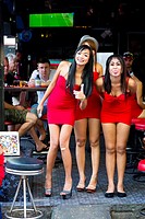 Bar Girls in Pattaya, Thailand.