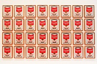 Campbell´s Soup cans by Andy Warhol. Museum of Modern Art. New York City. USA.