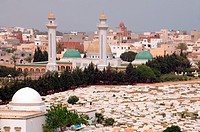 Overlooking Sousse, Tunisia, Africa.