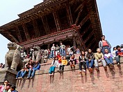 Nepal. Bakhtapur, an historic town in the Kathmandu Valley and UNESCO world heritage site.