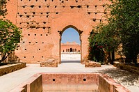 El Badii Palace, Marrakech (Marrakesh), Morocco, North Africa, Africa.