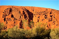 Uluru (Ayers Rock) at dawn, Central Australia.