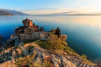 Sveti (Saint) Jovan Kaneo Church on Lake Ohrid.