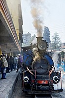 The Darjeeling Himalayan Railway, also known as the ""Toy Train"", is a 2 ft (610 mm) narrow gauge railway that runs between New Jalpaiguri and Darjee...