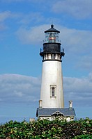Yaquina Lighthouse, Newport Oregon in spring, USA