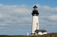 Yaquina head Lighthouse in Newport, Oregon, USA