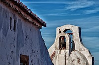 Emblematic whitewashed architecture in Marvao, Alentejo, Portalegre, Portugal.
