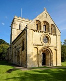 The 12th century parish church of St Mary´s Iffley, Oxford, England, UK.