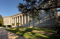 Museum of Fine Arts Houston - Caroline Wiess Law Building, Houston, TX. The South side of the Caroline Wiess Law Building showcases the original 1924 ...