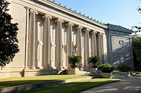 Museum of Fine Arts Houston - Caroline Wiess Law Building, Houston, TX. The South side of the Caroline Wiess Law Building showcases the original 1924 ...