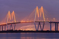 Fred Hartman Bridge - La Porte, TX. It´s the longest cable-stayed bridge in Texas, spanning SH 146 over the Houston Ship Channel. The bridge is named ...