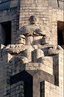 Revolution monument (detail) Mexico city.