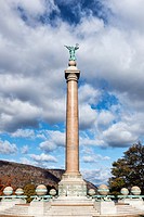 Battle Monument, West Point Military Academy campus, New York, USA.