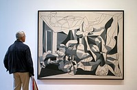 Pablo Picasso. "The Charnel House (Le Charnier)". Paris, 1944-45 at Museum of Modern Art (MOMA) NYC. Manhattan. USA.