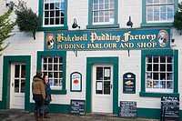 Bakewell famous pudding and parlour shop in Bakewell,Derbyshire,England