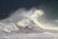 Waves at Llanes Coast, Asturias Spain.