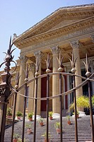 Opera house, Teatro Massimo in Palermo, Sicily.
