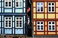 Half-timbered Houses at Hitzacker.. Lower Saxony, Germany